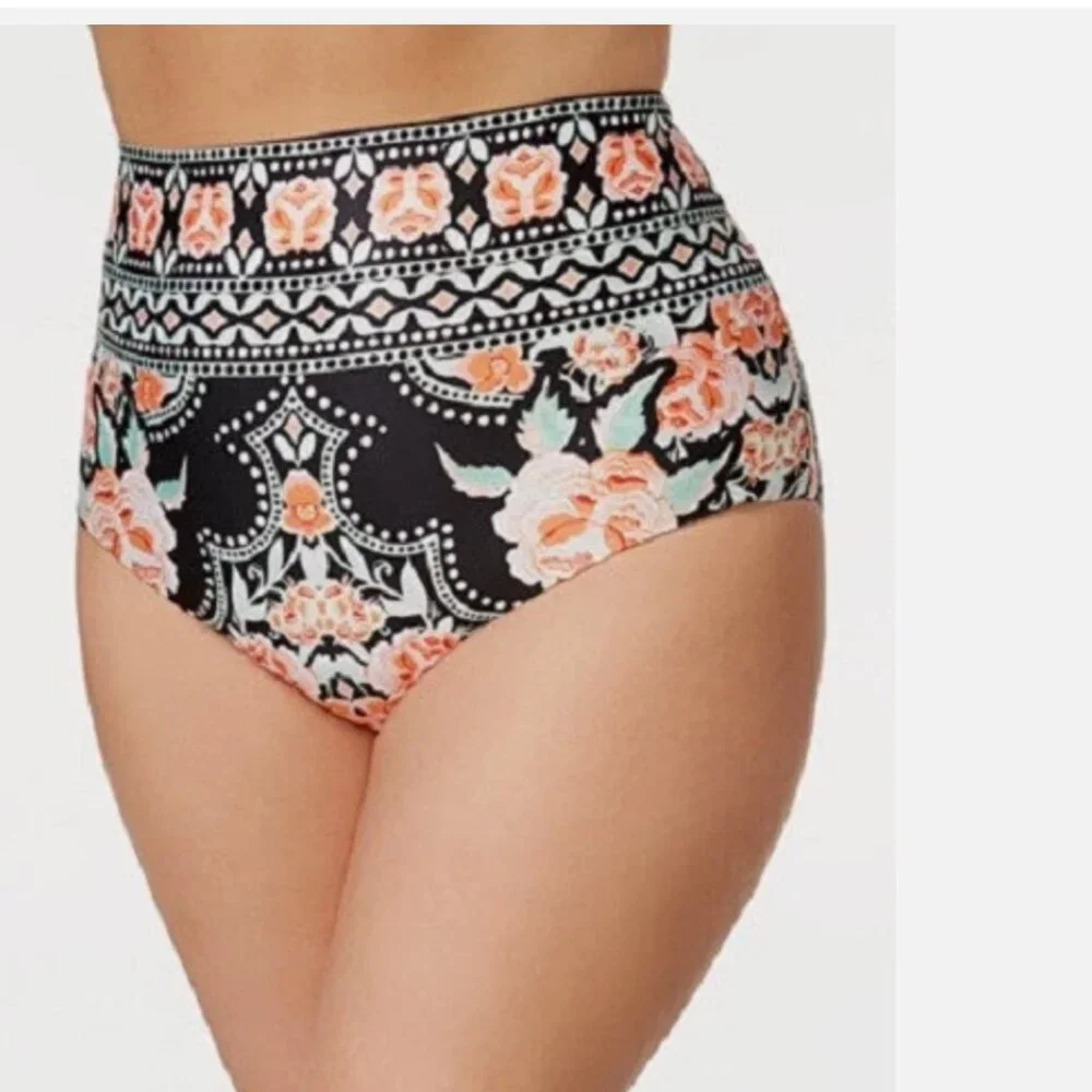 NWT BECCA Swimsuit Bikini 2 pc set Plus Size 2X (20-22) High Waist